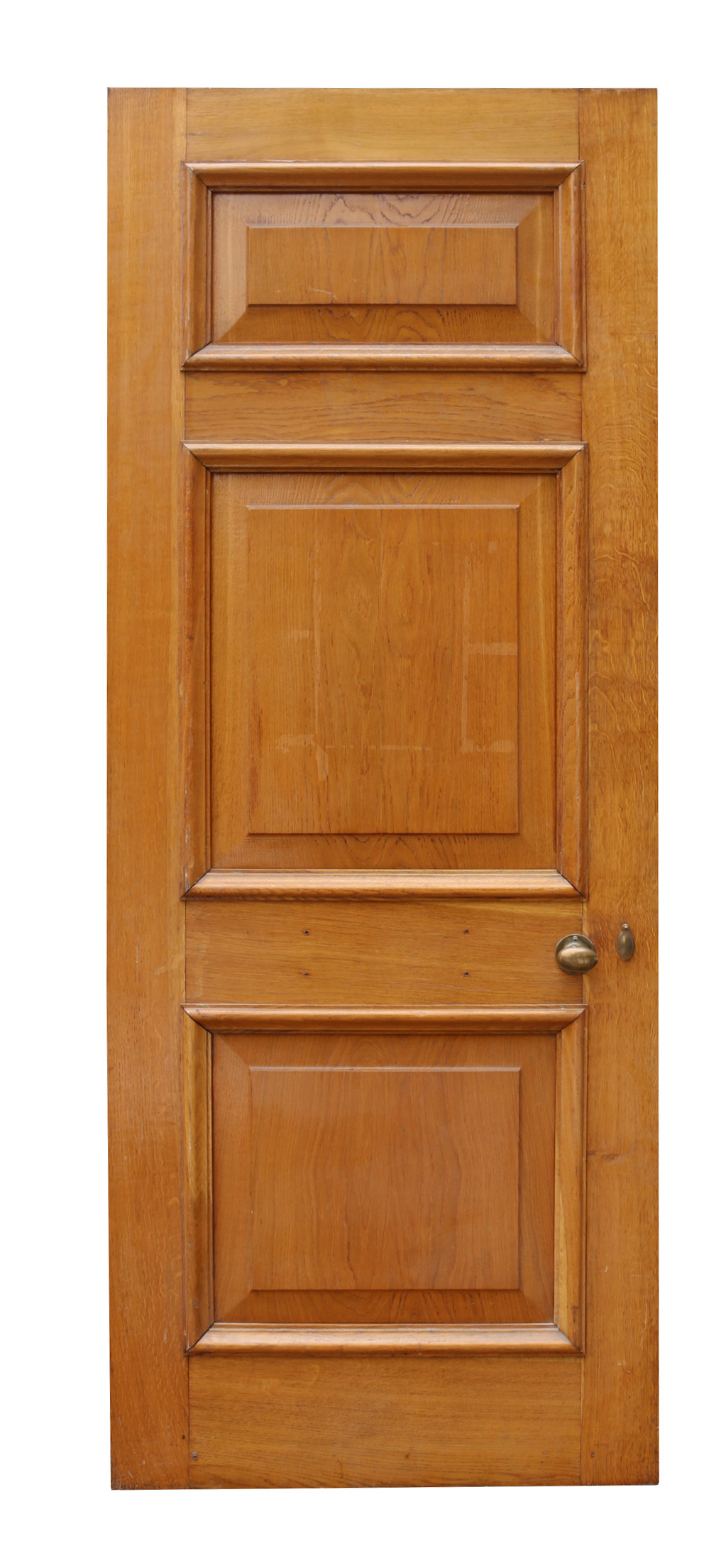 A Set of Three 1920s Oak Doors with Frames and Architrave UK Heritage