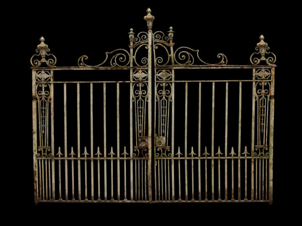 Superb Set of 19th Century Wrought Iron Driveway Gates