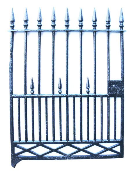An Antique Cast Iron Pedestrian Gate