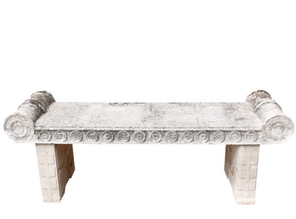Composition Stone Garden Bench / Seat - UK Heritage