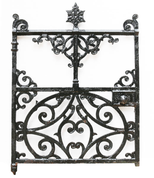 A Victorian Cast Iron Pedestrian Gate
