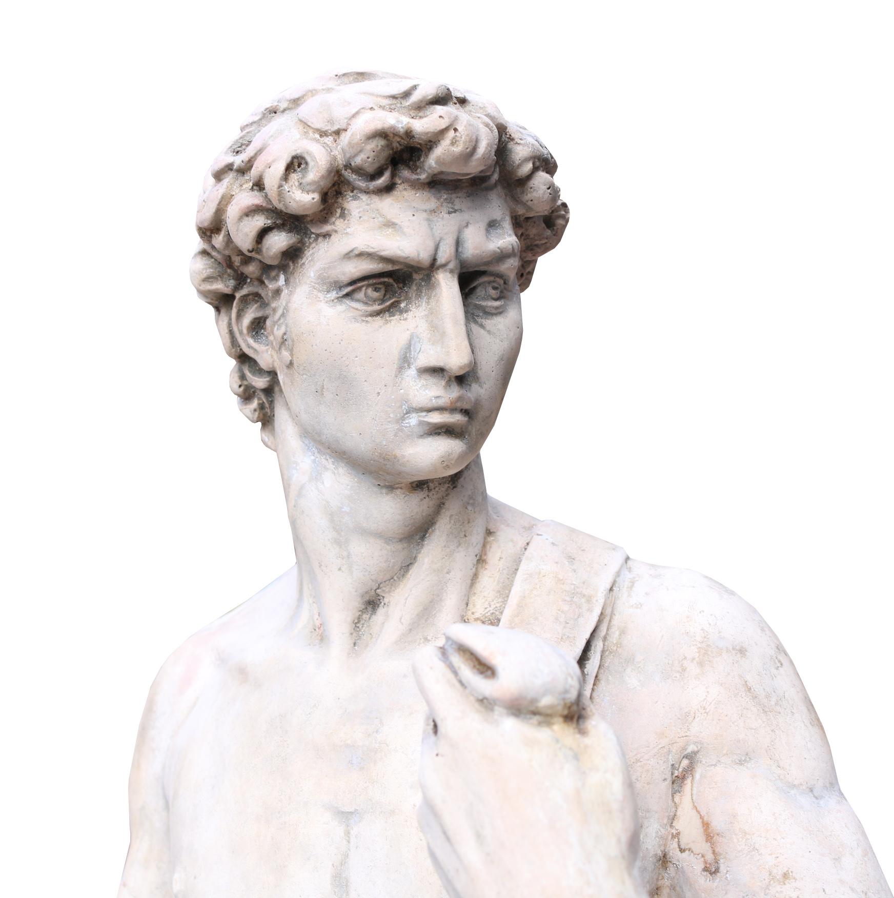 Michelangelo's David, a Victorian Plaster Statue, After The Antique