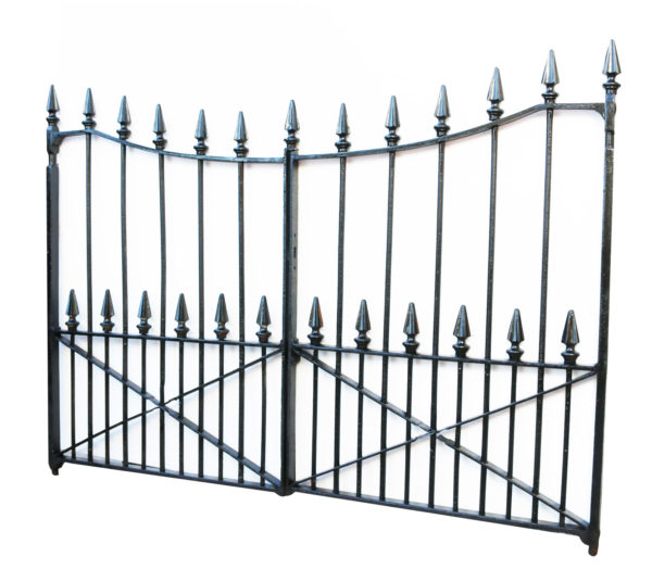 A Set of Victorian Wrought Iron Driveway Gates