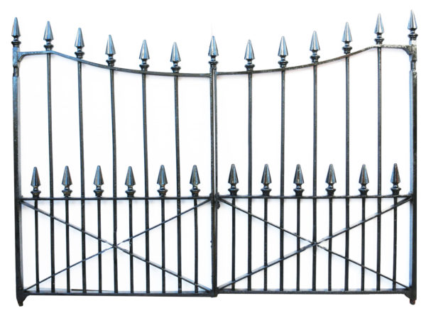 A Set of Victorian Wrought Iron Driveway Gates