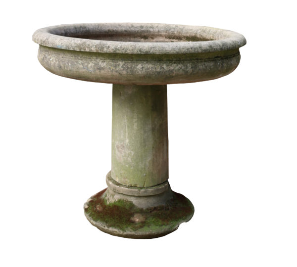 A Reclaimed York Stone Fountain Bowl or Urn