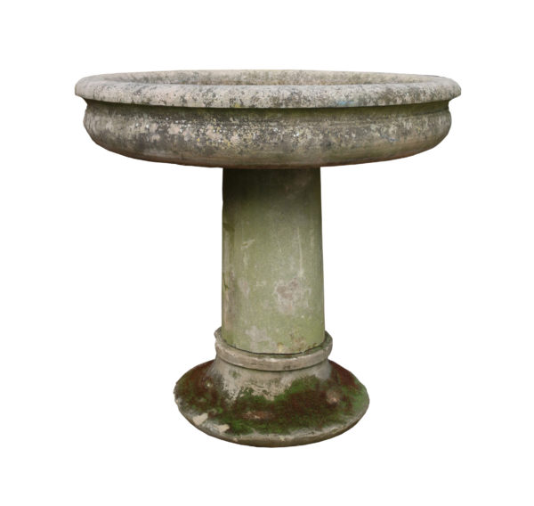 A Reclaimed York Stone Fountain Bowl or Urn