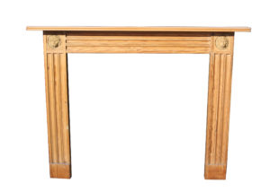 A 19th Century Pine and Composition Fire Surround