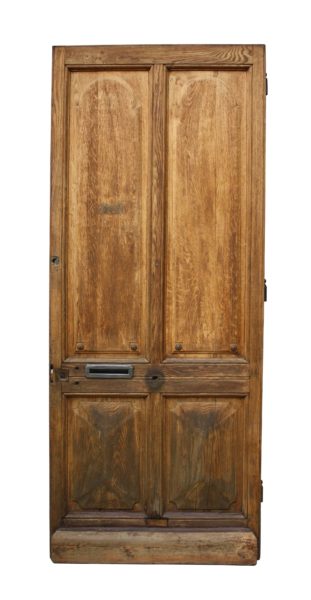 A Large Reclaimed 19th Century Oak Front Door
