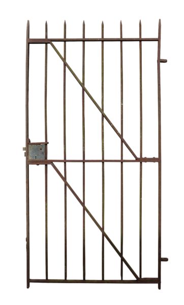 A Simple 19th Century Wrought Iron Side Gate