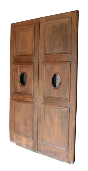 A Set of Reclaimed Glazed Oak Double Doors