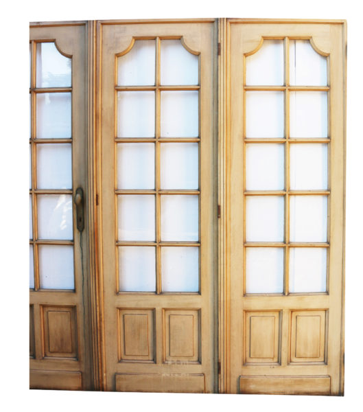 A Set of Four Antique Room Dividing Doors