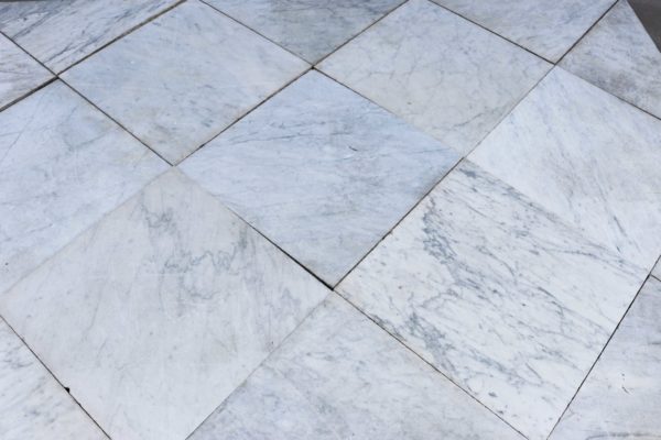 Reclaimed Antique Carrara Marble Floor Tiles 32.8 m2