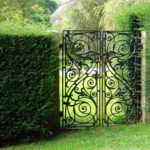 Tall Victorian Wrought Iron Gate