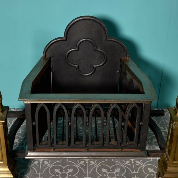 Antique Gothic Style Fire Grate