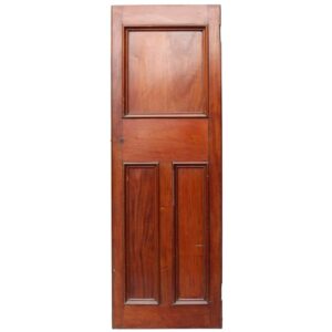 An Antique Mahogany Internal Door