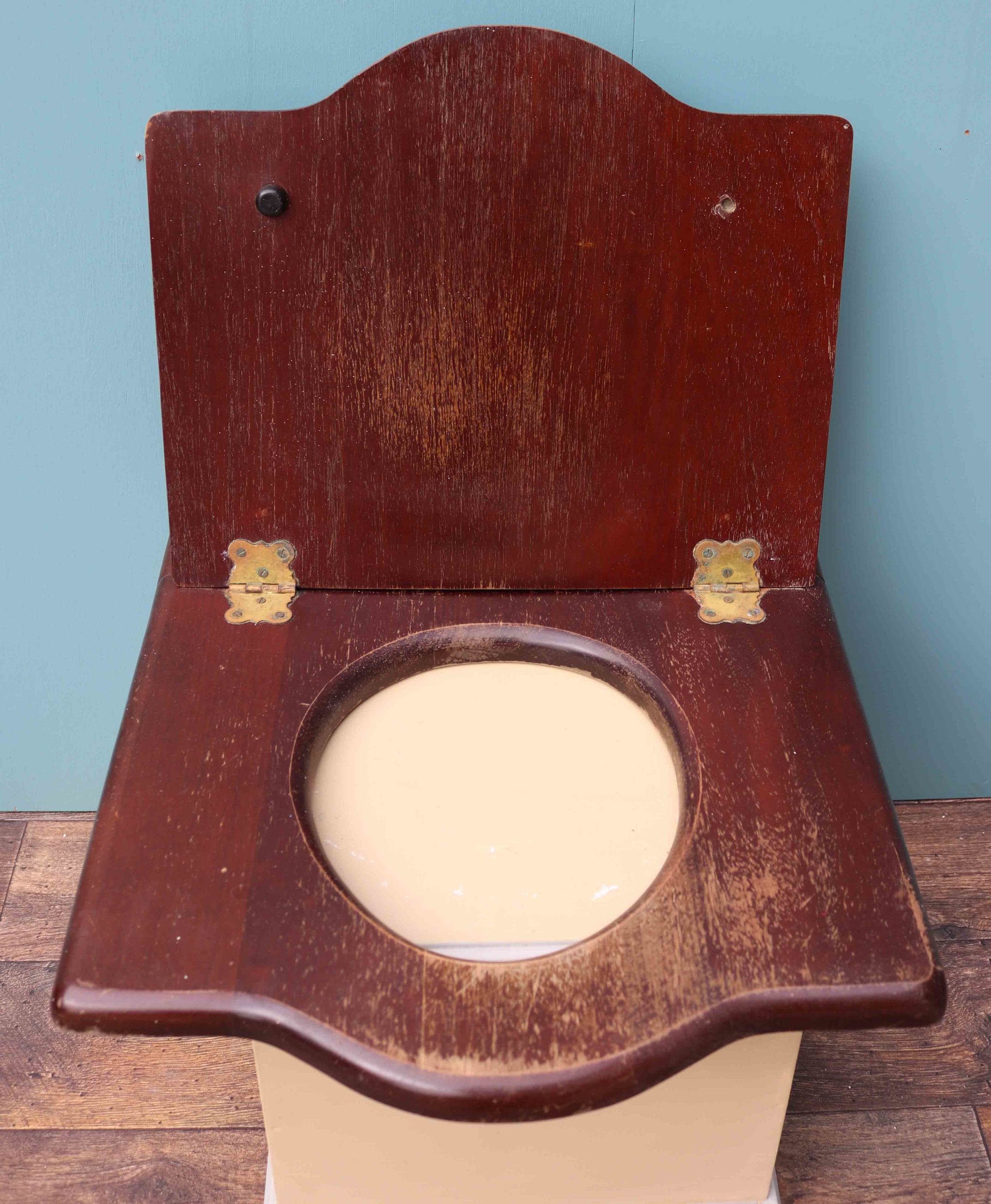 A Victorian Mahogany Toilet Seat - UK Heritage