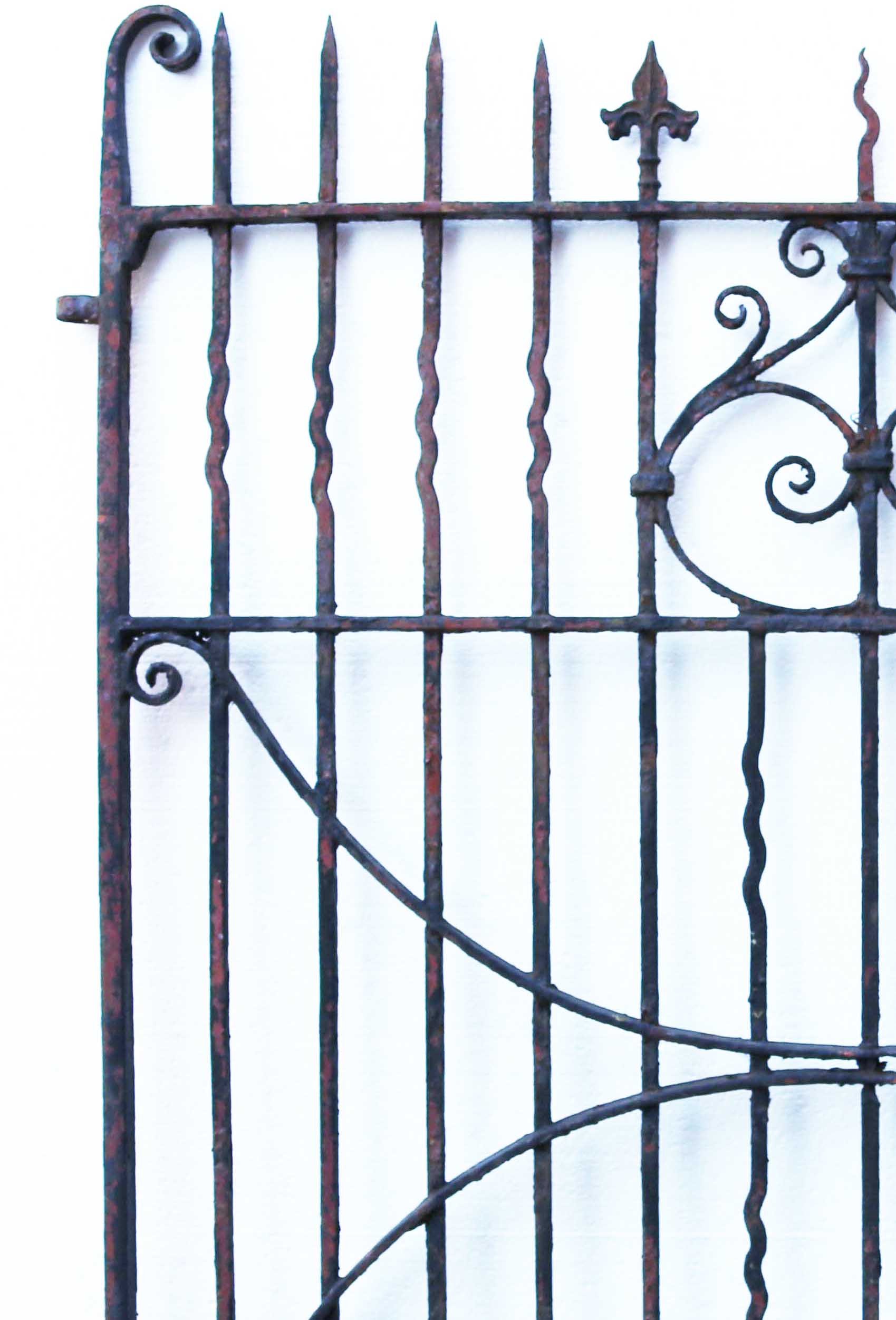 antique iron garden gate