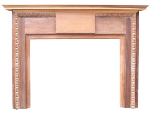 Antique English Timber Fire Surround