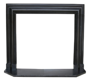 An Antique Bolection Marble Fire Surround