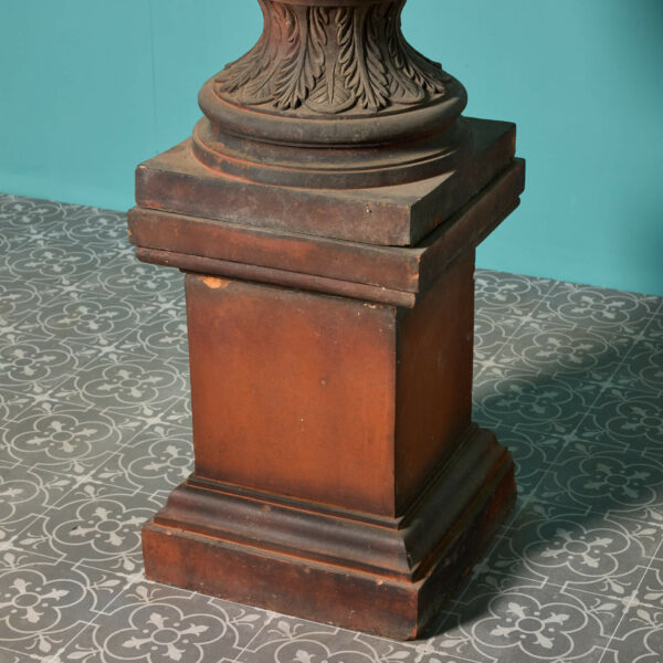 Antique Terracotta Garden Urn Centrepiece