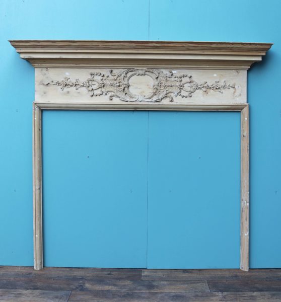 A Georgian Carved Wooden Fireplace