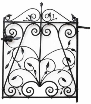 A Reclaimed Wrought Iron Garden Gate