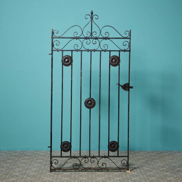 Antique Wrought Iron Pedestrian Gate