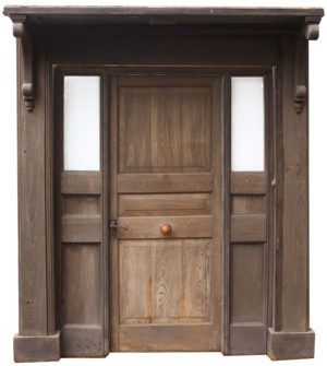 A Reclaimed Antique Oak Entranceway