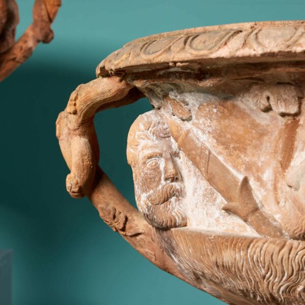 A Pair of Antique John Matthews Terracotta Vases