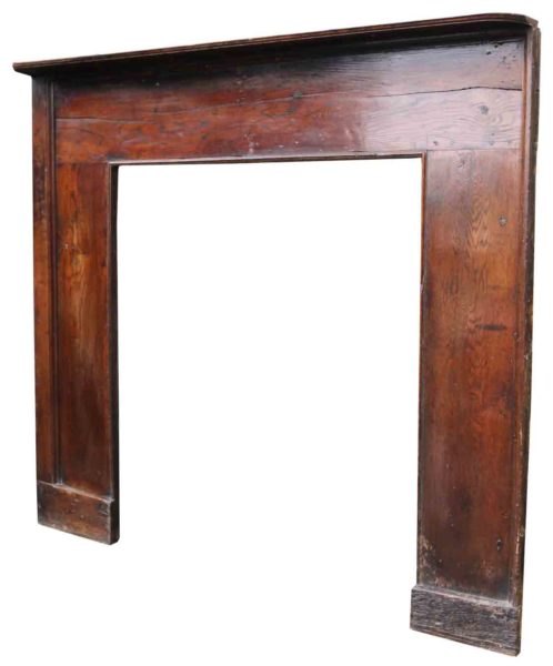 A 17th Century English Country Style Oak Fireplace