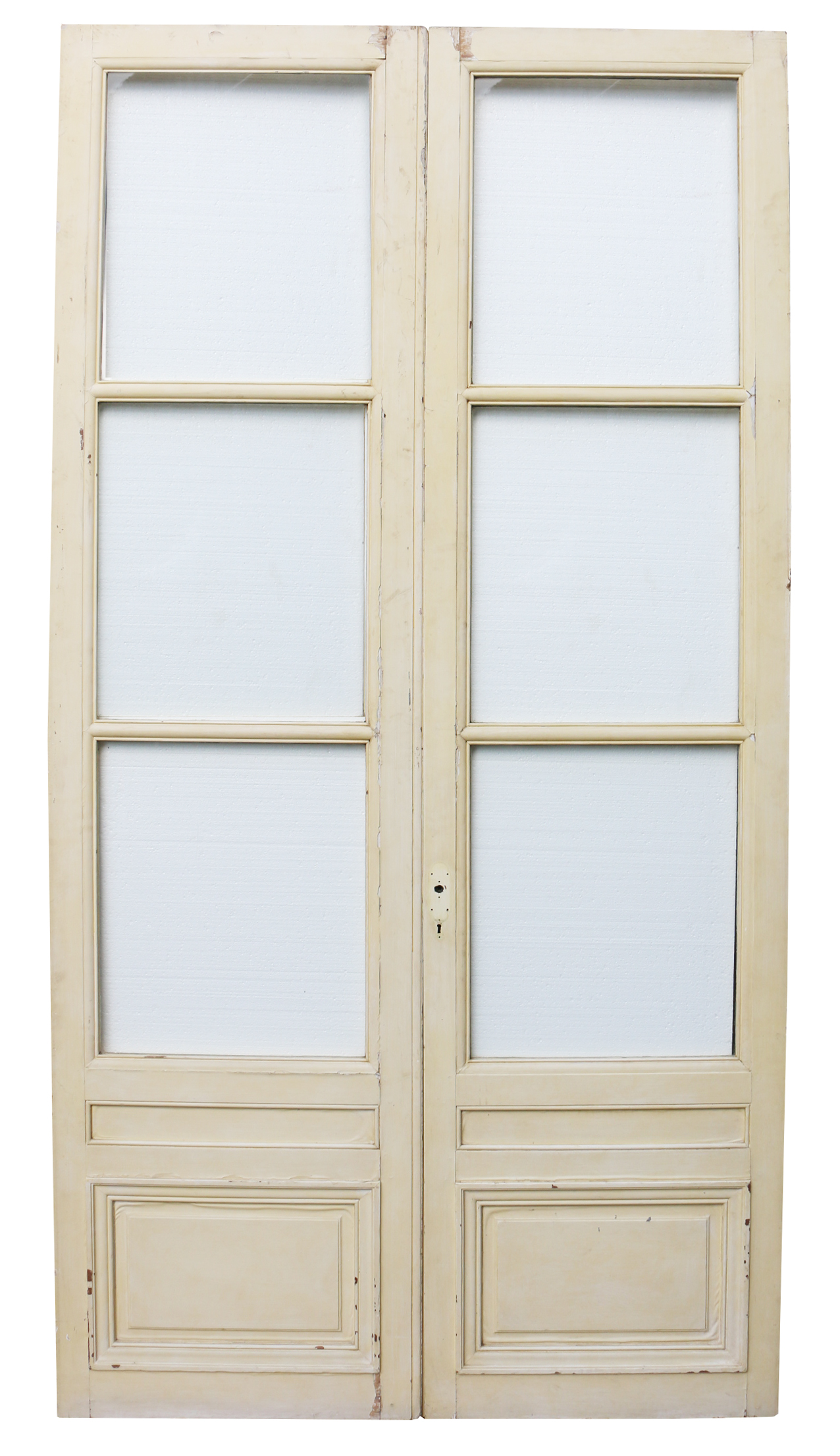 Pair Of Antique French Interior Glazed Double Doors Uk Heritage