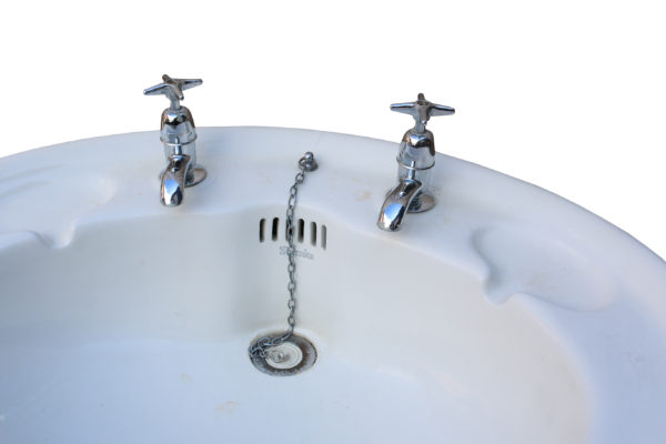 A Reclaimed Shanks Pedestal Basin or Sink