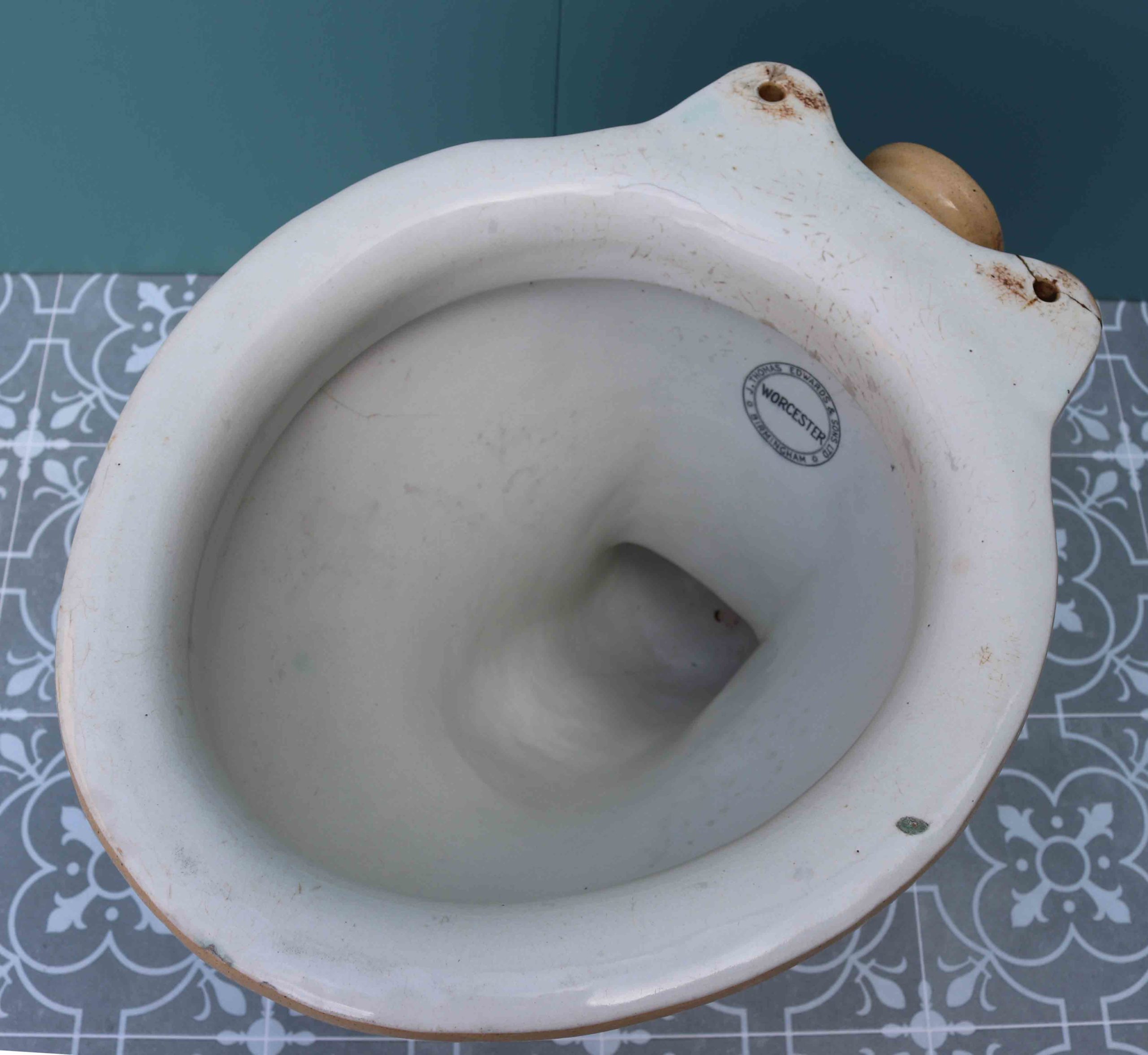 An Antique Porcelain Toilet or WC - UK Architectural Heritage
