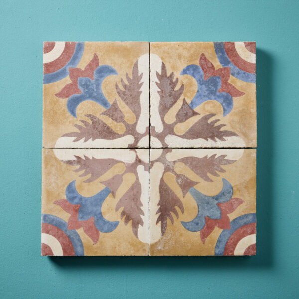 Reclaimed Patterned Encaustic Floor Tiles 3 m2 (32 sq ft)