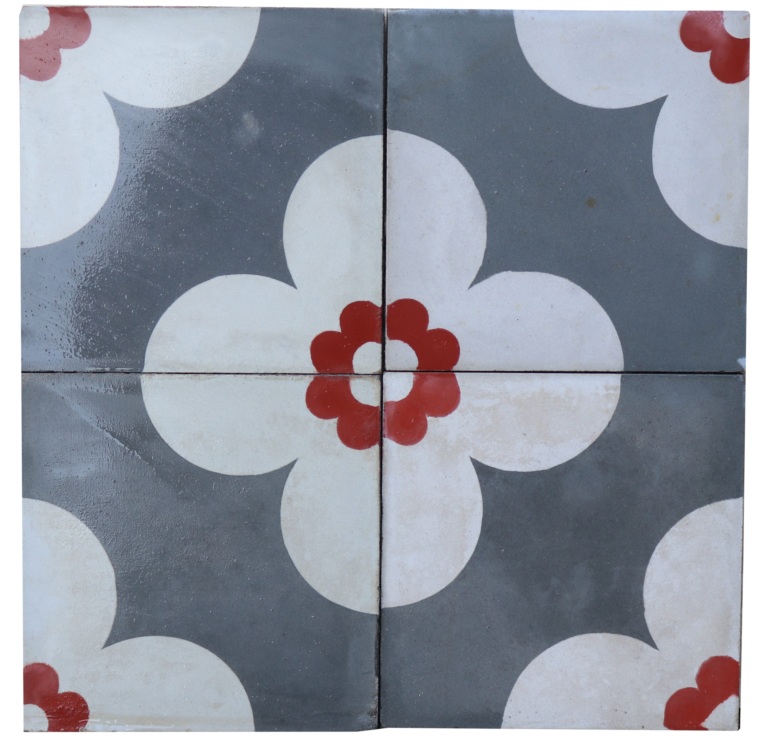 Reclaimed Patterned Encaustic Floor, Encaustic Cement Tiles Uk