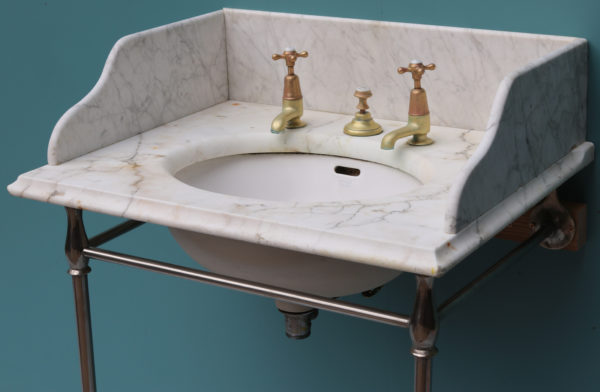 An Antique Maple & Co Marble Wash Basin or Sink