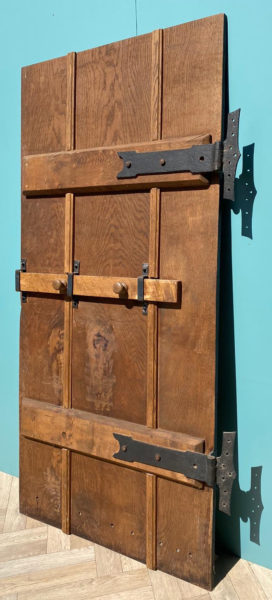 A Reclaimed English Gothic Style Oak Exterior Door
