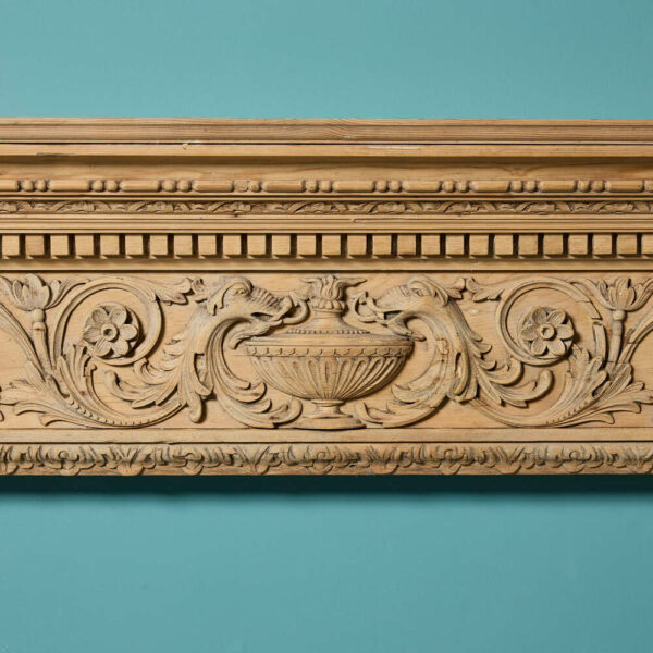 Georgian Style Carved Pine Fire Surround