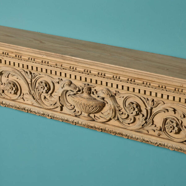 Georgian Style Carved Pine Fire Surround