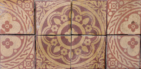 Antique W. Godwin Lugwardine Hereford Encaustic Tiles