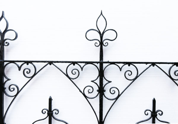 A Set of Reclaimed Wrought Iron Driveway Gates 396 cm (13 ft)
