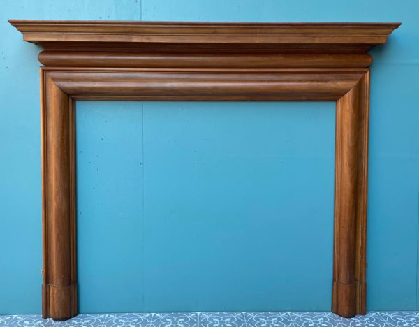 A Reclaimed Early 20th Century Walnut Fire Surround