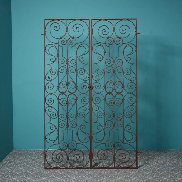 Set of Antique Wrought Iron Pedestrian Gates