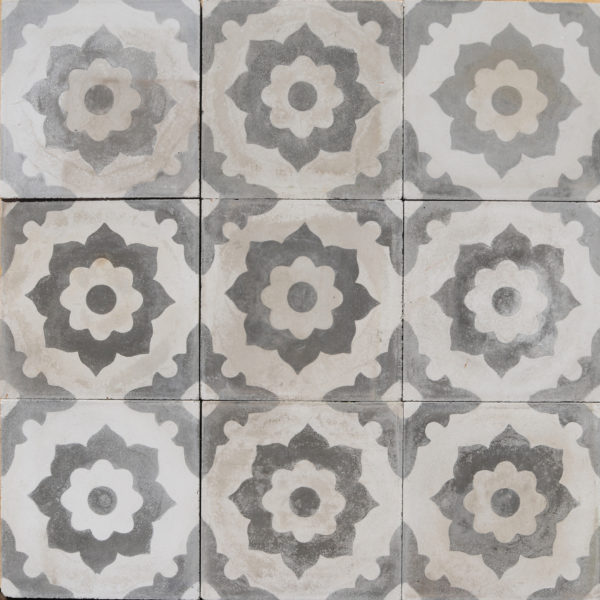 Reclaimed Patterned Encaustic Floor Tiles 1.25m2 (13.5 ft2)