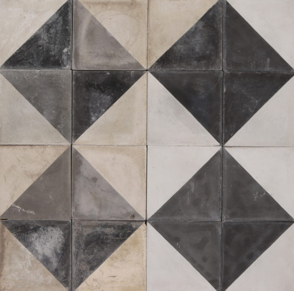 Reclaimed Grey Encaustic Cement Floor or Wall Tiles