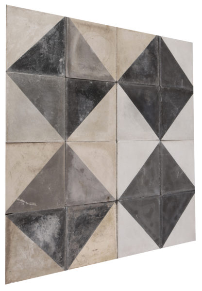 Reclaimed Grey Encaustic Cement Floor or Wall Tiles