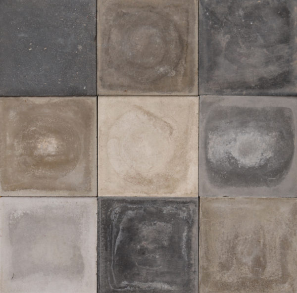 Reclaimed Cement Shades of Grey Floor or Wall Tiles 14 m2 (151 sq ft)