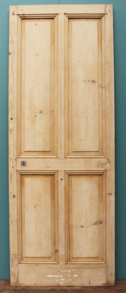 A Reclaimed Victorian Style Pine Interior Door