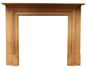 A Reclaimed Antique Pine Fire Surround