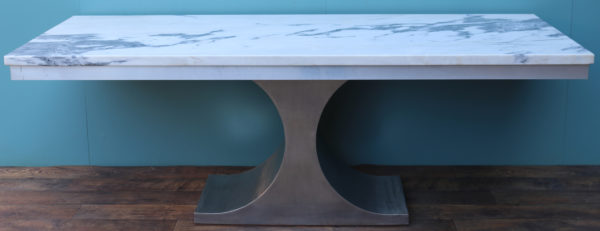 A Striking 1970s Marble Dining Table